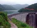 Beautiful lake between Zhouning and Baishuiyang (the 40,000 sq. m. lake where even mortals ike us can walk on water!)