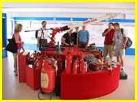 some of Xiamen's hi-tech fire fighting equipment