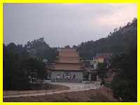 They leveled an entire mountain to build this temple and get the right fengshui