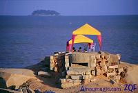 In 1988, the island was a fortress.  Now the tank traps are gone, the pillboxes are empty, and beaches are for fun, not fighting!